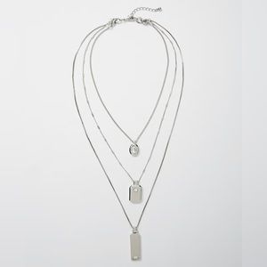 WHBM Convertible Multi Row Pendant Necklace